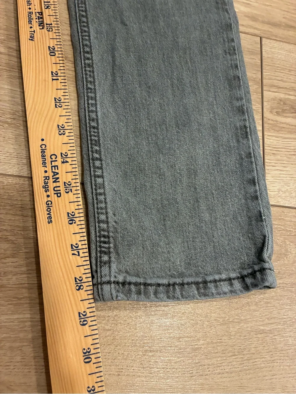 Levi’s Men’s 511 Slim Fit Jeans Gray Wash Size 28x30